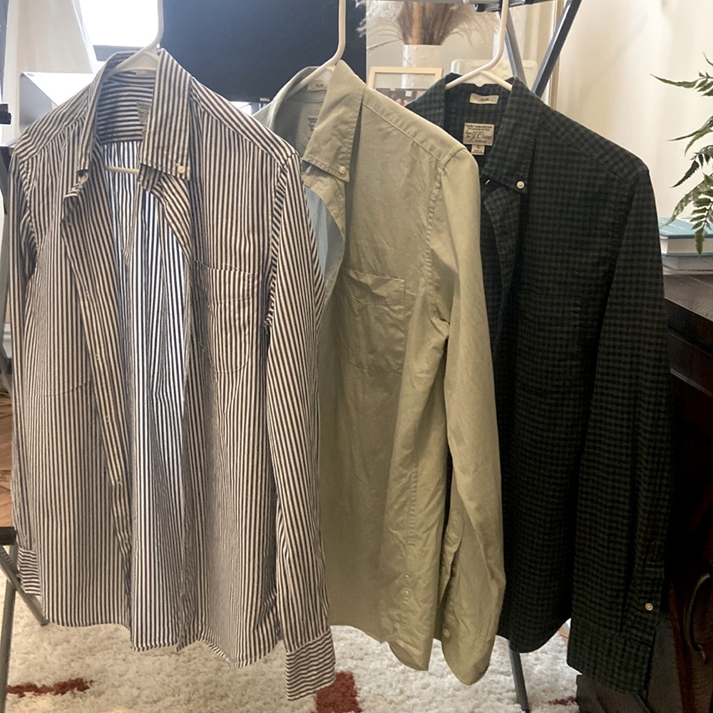 J. Crew Secret Wash Shirts